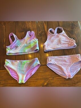 Athleta Girl Lilac/Purple Swim suits